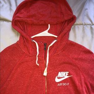 Red/Orange Nike Hoodie (Medium)